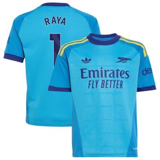 Arsenal adidas Away Goalkeeper Shirt 2026-27 - Kids with Raya 1 printing