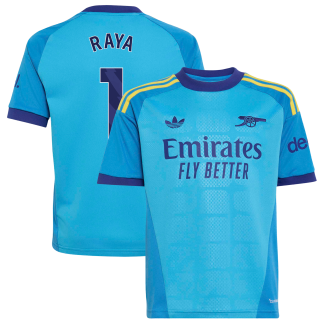 Arsenal adidas Away Goalkeeper Shirt 2026-27 - Kids with Raya 1 printing