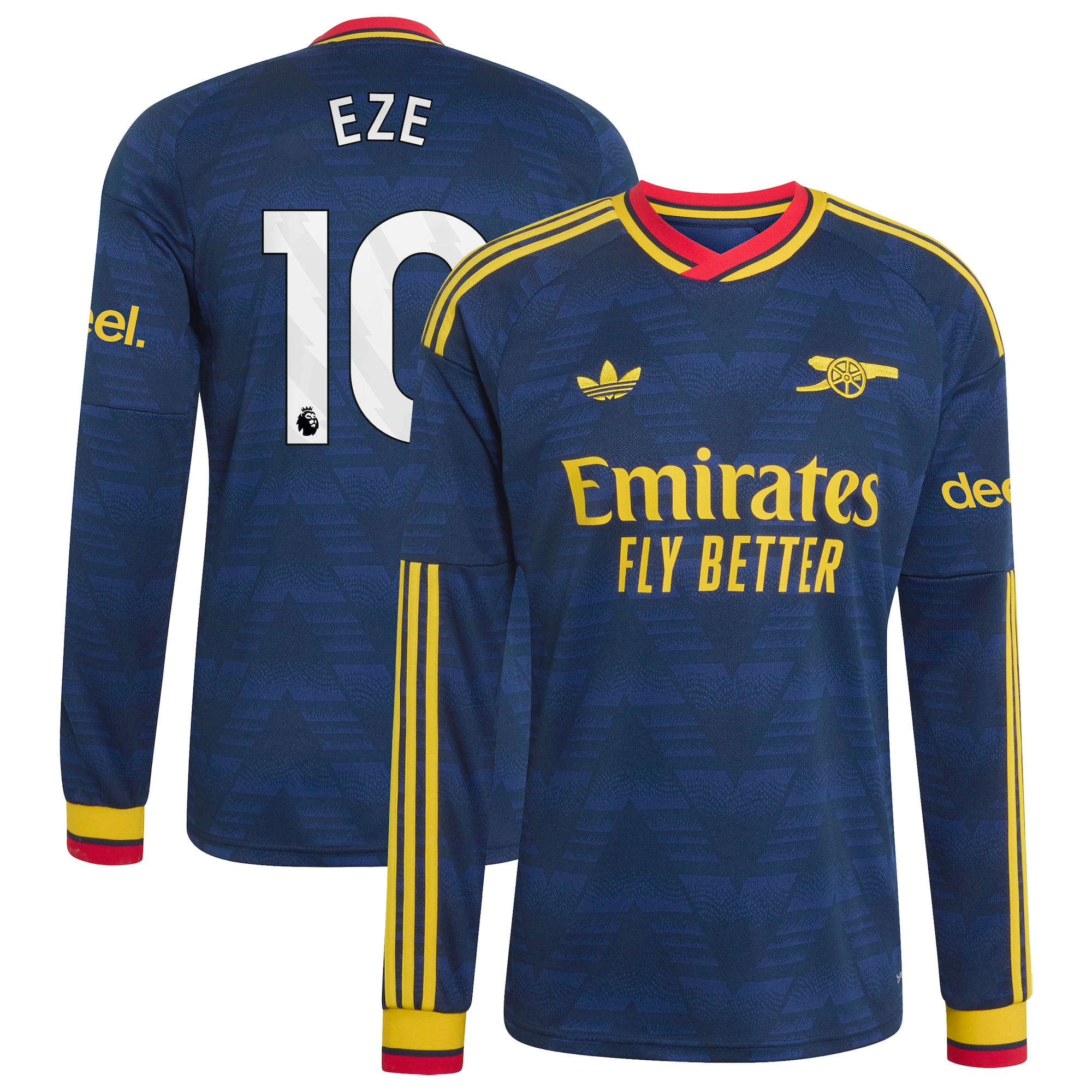Arsenal adidas Away Shirt 2026-27 - Long Sleeve with Eze 10 printing