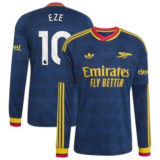Arsenal adidas Away Shirt 2026-27 - Long Sleeve with Eze 10 printing