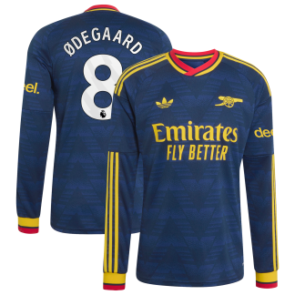 Arsenal adidas Away Shirt 2026-27 - Long Sleeve with Ødegaard 8 printing