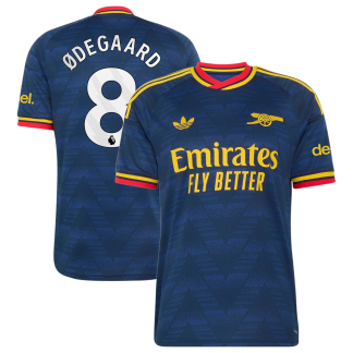 Arsenal adidas Away Shirt 2026-27 with Ødegaard 8 printing