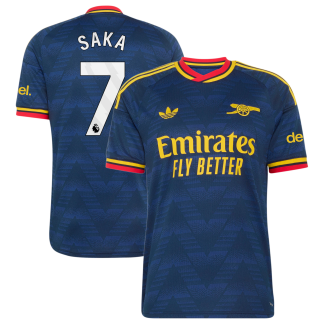 Arsenal adidas Away Shirt 2026-27 with Saka 7 printing