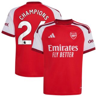 Arsenal adidas Home Shirt 2026-27 - Kids with Champions 26 printing