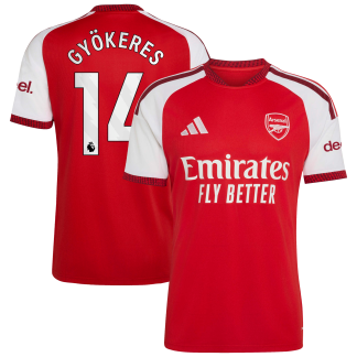 Arsenal adidas Home Shirt 2026-27 with Gyökeres 14 printing