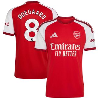 Arsenal adidas Home Shirt 2026-27 with Ødegaard 8 printing