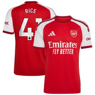Arsenal adidas Home Shirt 2026-27 with Rice 41 printing