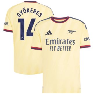 Arsenal adidas Third Authentic Shirt 2026-27 with Gyökeres 14 printing