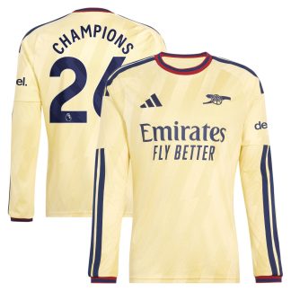 Arsenal adidas Third Shirt 2026-27 - Long Sleeve with Champions 26 printing