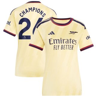 Arsenal adidas Third Shirt 2026-27 - Womens with Champions 26 printing