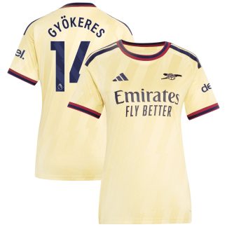 Arsenal adidas Third Shirt 2026-27 - Womens with Gyökeres 14 printing