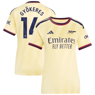 Arsenal adidas Third Shirt 2026-27 - Womens with Gyökeres 14 printing