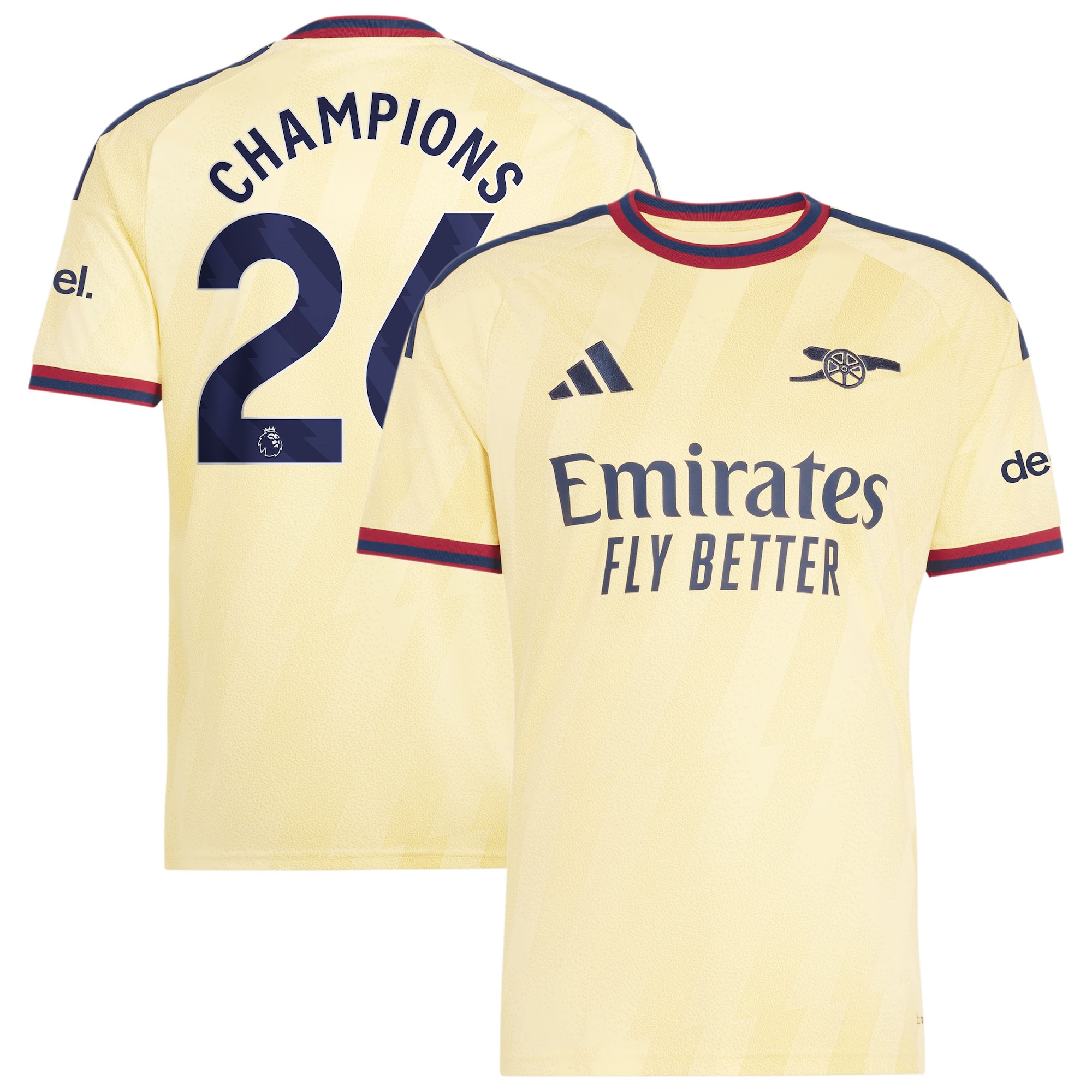 Arsenal adidas Third Shirt 2026-27 with Champions 26 printing
