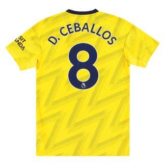 2019-20 Arsenal adidas Away Shirt D.Ceballos #8 S - Arsenal / Excellent / Small
