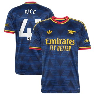 Arsenal adidas Away Authentic Shirt 2026-27 with Rice 41 printing