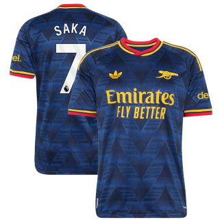 Arsenal adidas Away Authentic Shirt 2026-27 with Saka 7 printing