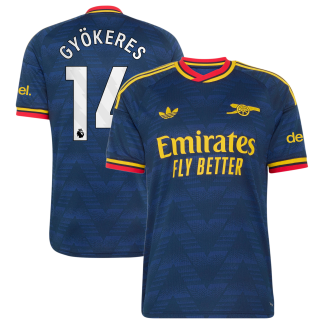 Arsenal adidas Away Shirt 2026-27 with Gyökeres 14 printing