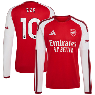 Arsenal adidas Home Shirt 2026-27 - Long Sleeve with Eze 10 printing