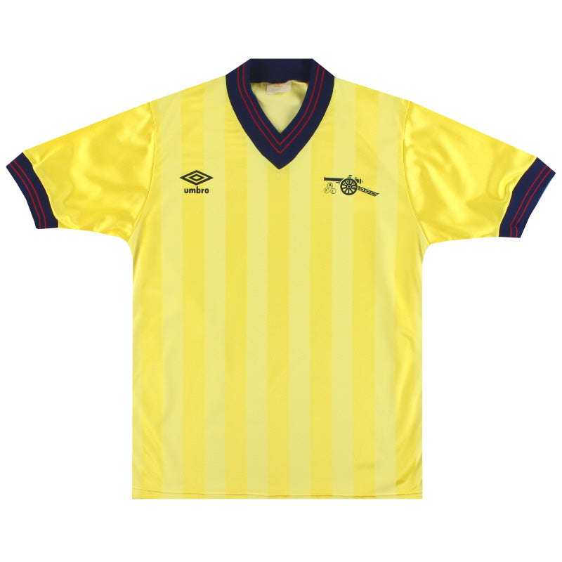 1983-85 Arsenal Umbro Away Shirt L - Arsenal / Excellent / Large