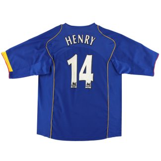 2004-06 Arsenal Nike Away Shirt Henry #14 S - Arsenal / Excellent / Small