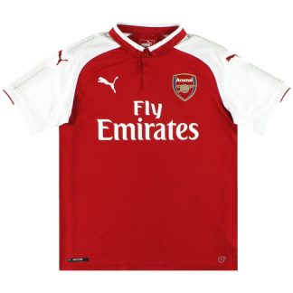2017-18 Arsenal Puma Home Shirt - Arsenal / Excellent / XL