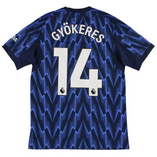 2025-26 Arsenal adidas Away Shirt Gyokeres #14 M - Arsenal / Excellent / Medium