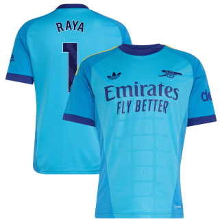 Arsenal adidas Away Goalkeeper Shirt 2026-27 with Raya 1 printing