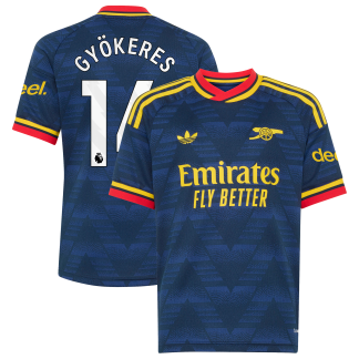 Arsenal adidas Away Shirt 2026-27 - Kids with Gyökeres 14 printing