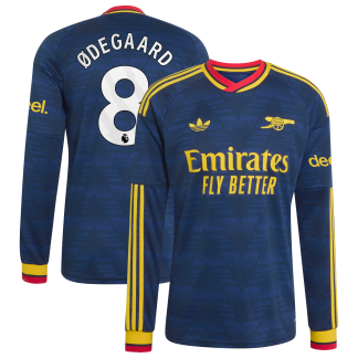Arsenal adidas Away Shirt 2026-27 - Long Sleeve with Ødegaard 8 printing