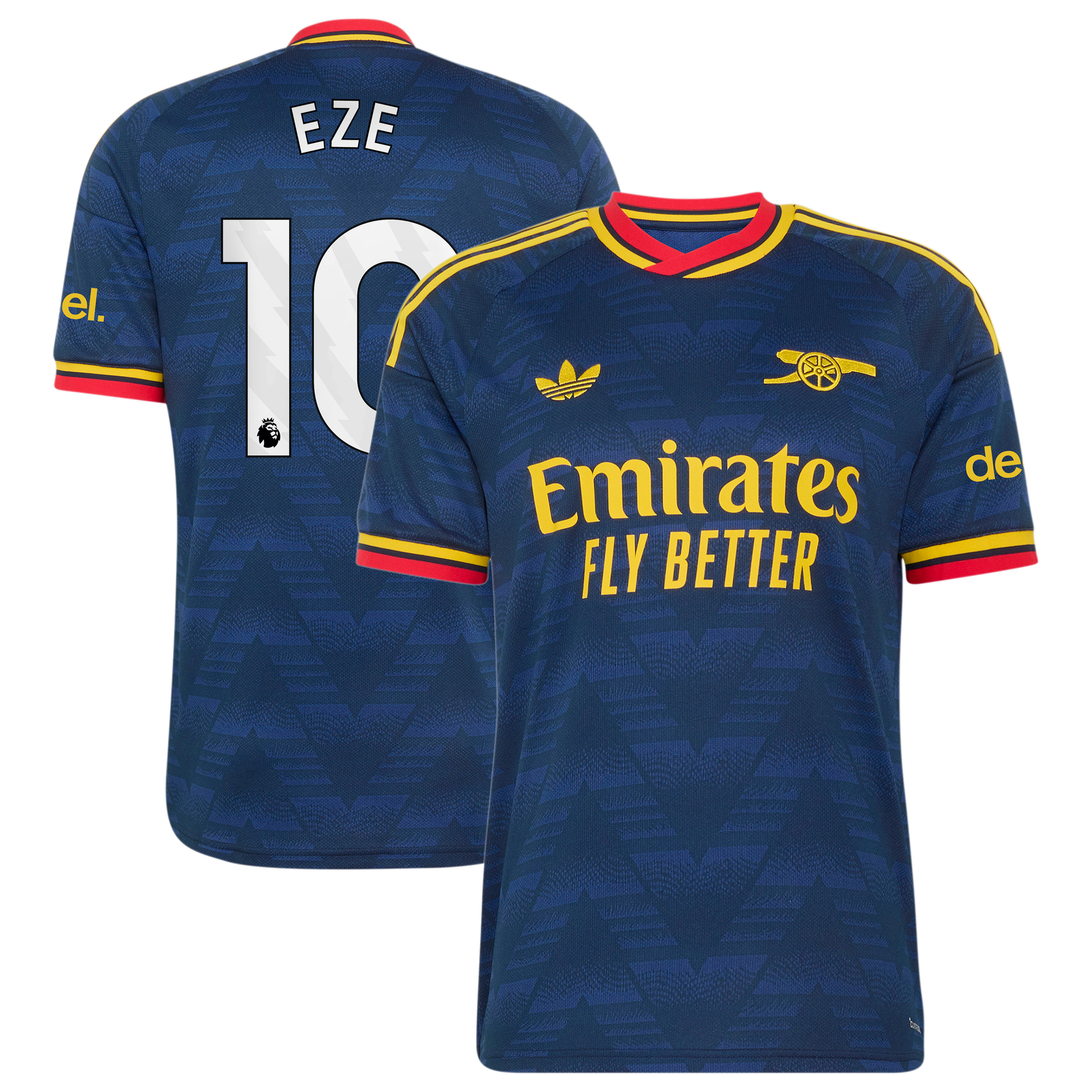 Arsenal adidas Away Shirt 2026-27 with Eze 10 printing