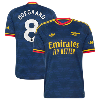 Arsenal adidas Away Shirt 2026-27 with Ødegaard 8 printing