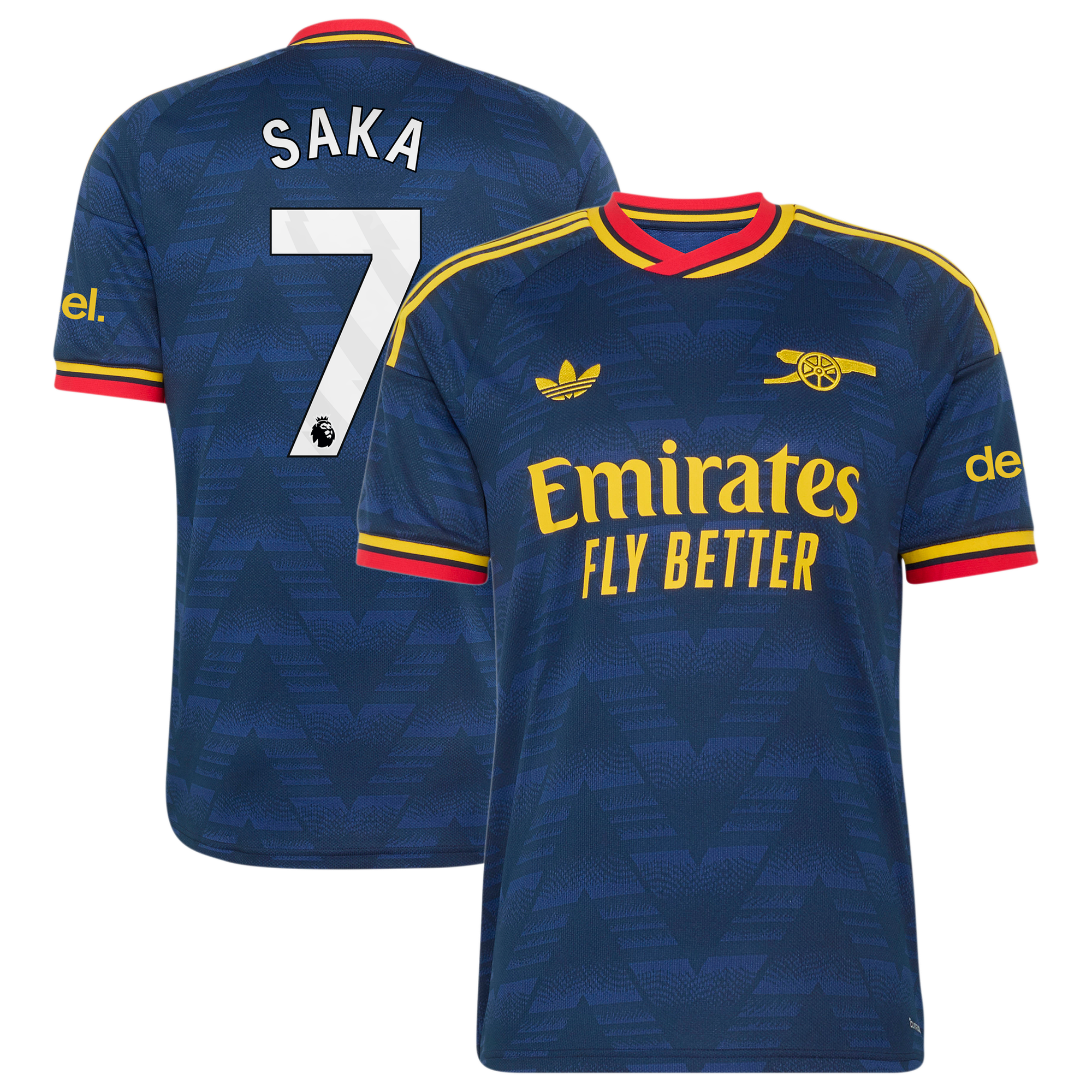 Arsenal adidas Away Shirt 2026-27 with Saka 7 printing
