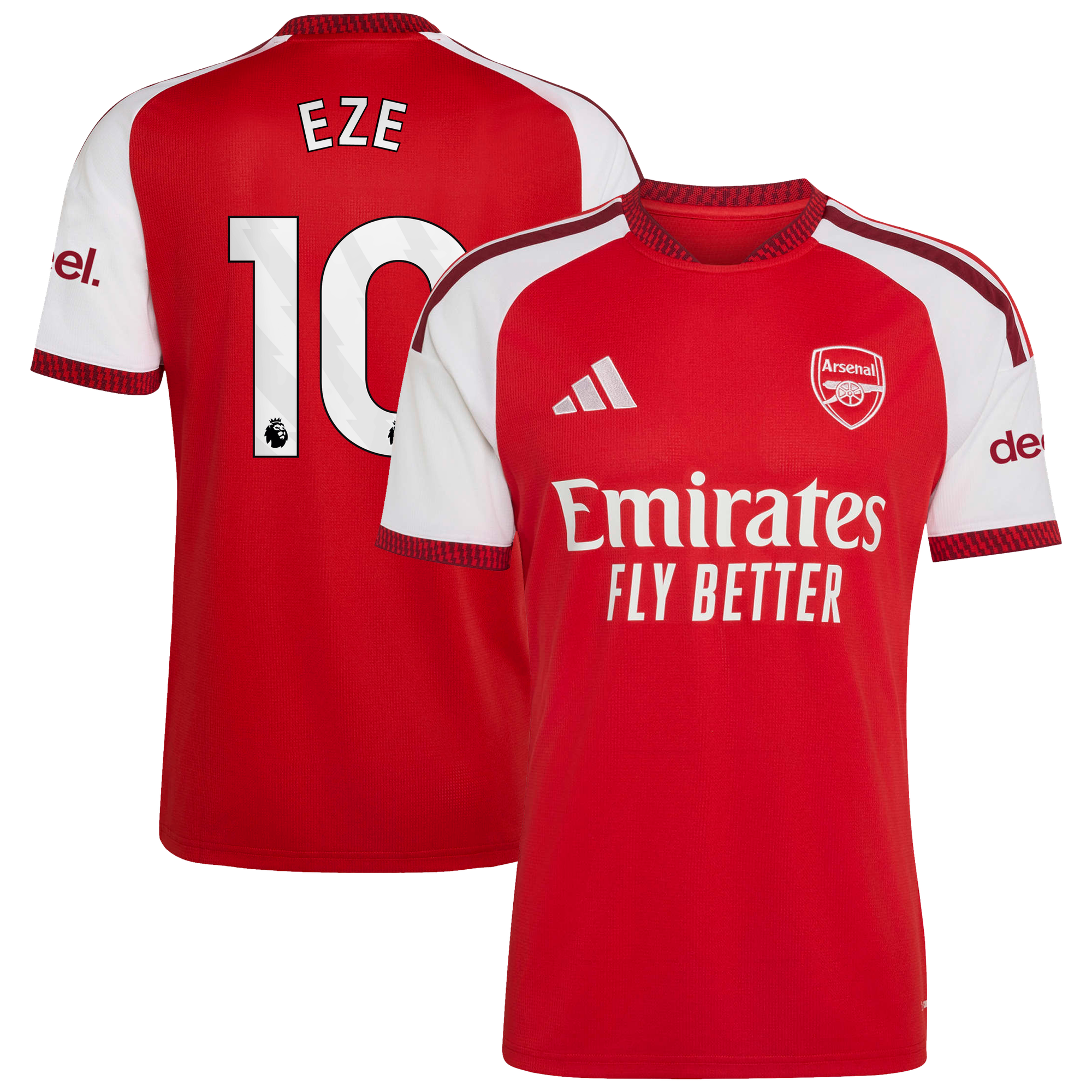 Arsenal adidas Home Shirt 2026-27 with Eze 10 printing