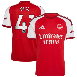 Arsenal adidas Home Shirt 2026-27 with Rice 41 printing