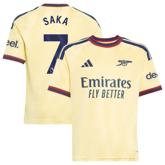 Arsenal adidas Third Shirt 2026-27 - Kids with Saka 7 printing