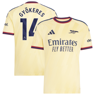 Arsenal adidas Third Shirt 2026-27 with Gyökeres 14 printing